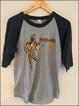 T-Shirt: Script For An American Tour 1983 (front) - July-August 1983